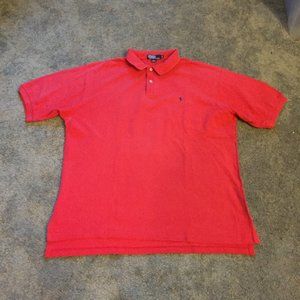 Polo Ralph Lauren Polo Shirt Mens Size X-Large Red Casual Cotton Pony Rugby